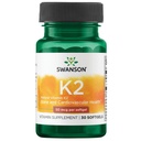 Swanson Naturalna witamina K2 (Menaquinone- 7 z Natto) 50 µg 30 Sgels (1 opakowanie)