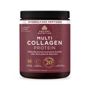 Ancient Nutrition Collagen Peptydes Proszek, Multi Collagen Protein, Kobiety i mężczyźni, Witamina C, Probiotyki, Zhydrolizowane Kolagen, Wspiera Skóra, Łączniki, Gut Health, Unflavored, 40 Sługi