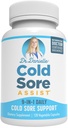 Najlepszy suplement chłodu z Lysine i balsam cytrynowy - dr Danielle Cold Sore Assist - 120 kapsułek