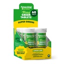 Amazing Grass Fizzy Green Tablets, Effervescent, Greens Tablets, Water Flavoring, Antioxidants & Alkalizing Greens, Vitamin C, Vitamin E, B1, B12, Superfood Lemon Lime, 60 Count (Packaging May Vary)