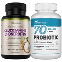 Natural 's Base Glukozamina Chondroitin + Probiotyka 70 Miliard CFU