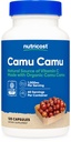 Nutricost Camu Camu 1000mg, 120 kapsułki - CCOF Certified Made with Organic, Non-GMO and gluten Free