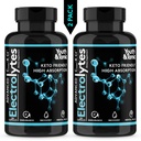 Complete Electrolyte Supplement w High Bioavailability and Cmax Chloride Potassium Magnesium for Endurance Muscle Recovery Mental Focus. Rapid Rehydration Salts and Keto Friendly Pills with 200 caps