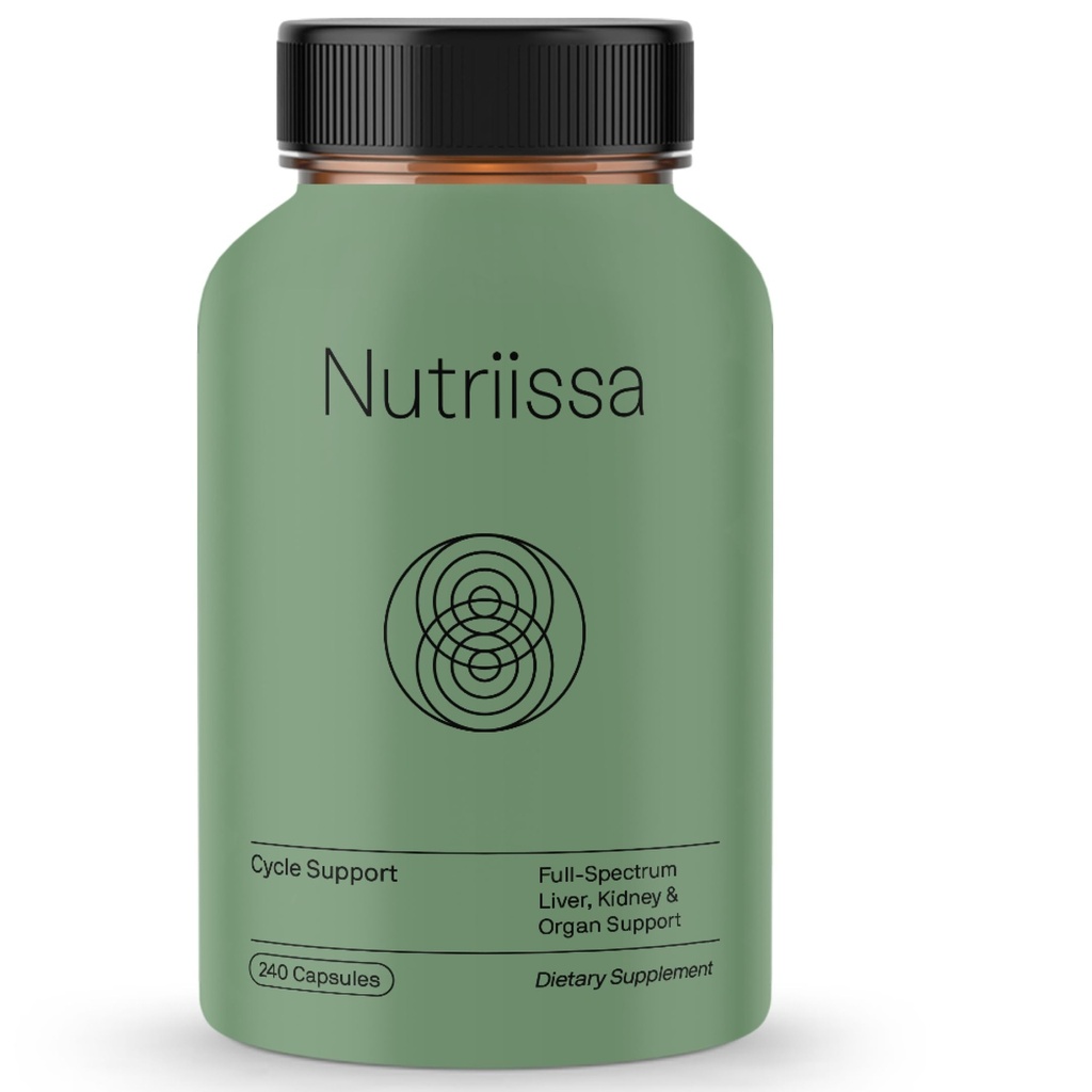 Nutrissa Cycle Support - Premium Nerka & Wątroba Detox - Obrona organów dla Bodybuilders & Weightlifters - EPEB Certified for Purcy & Potency - 400mg TUDCA & 1000mg NAC - Vegan, 240 kapsułki