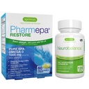 Igennus Pharmepa Przywracanie EPA + Neurobalance Cynk, Magnez i Witamina B6 Nastrojowy Pasek Zdrowia dla Uwaga i Skup
