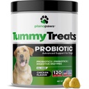 Probiotyki dla psów - Probiotyki psów i Enzymy trawienne - Ulga alergiczna dla psów - Probiotyk dla psów Gut Health - Szczeniak Probiotic Tummy Treats - 120 Psie Probiotyczne Chews