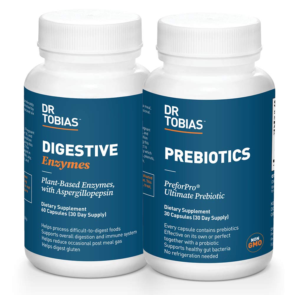 Dr. Tobias Prebiotyki i Enzymy Żywieniowe Bundle for Digestive Health