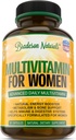 Women's Multivitamin Supplement. Vitamins A C D E & Vitamin B Complex. Immune & Female Support + Antioxidant & Natural Energizers. Non-GMO, Gluten Free, Made in the USA,60 Caps