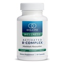 Equilife Activated B Complex, Super B Complex Dietary Supplement With Biotin, Inositol, B12 & B6, Cholina & Folate to Support Energy & Hair, Skóra, Nail Health, Gluten Free, Wegan, Non GMO, 60 Kapsułki