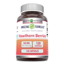 Amazing Supples Hawthorn Berries Supplement Budapest 124; 565 Mg Per Serving Network 124; 120 Kapsułki Nepalski 124; Non- GMO Nepalski 124; Gluten Free Nepaln 124; Made in USA