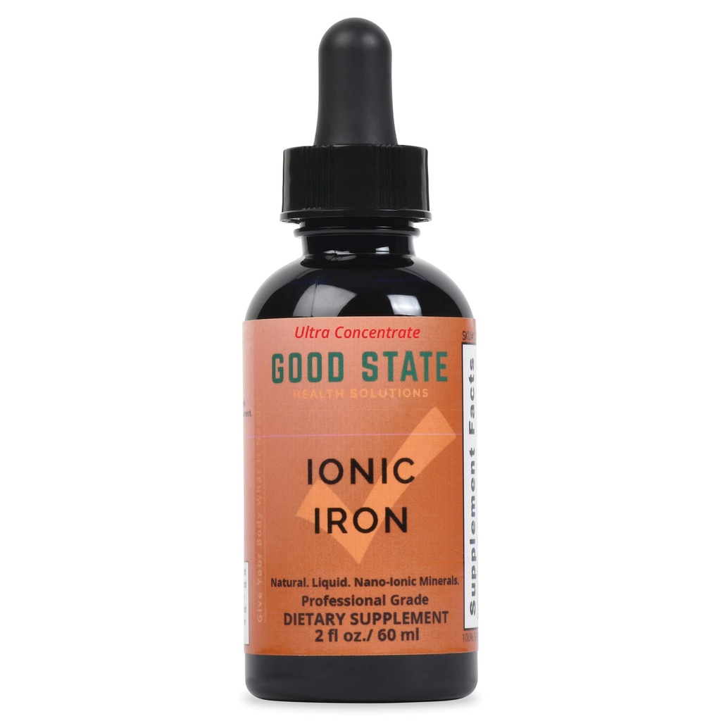 Good State Liquid Ionic Iron Ultra Concentrat (10 kropli równa się 2 mg - 100 porcji na butelkę)
