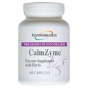Transformacja Genesis of Good Health Enzymes Suplement CalmZyme z Enzymy & Mieszanka ziołowa, Maksymalizacja trawienia składników odżywczych, Produkcja energii i pomocy w immunologicznym wsparcia, 100 Kapsułki