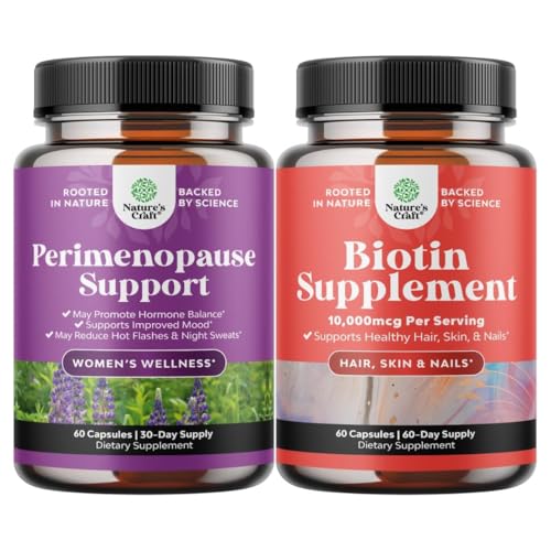 Paleta suplementu Perimenopauzy dla kobiet - Multiprofit menopauza ulga dla kobiet i czyste tabletki biotin dla kobiet mężczyzn - Stop utrata włosów cieńsze Naturalny suplement dla Shiny gruby wzrost włosów