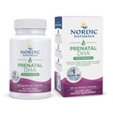 Nordic Naturals Vegan Prenatal DHA, Unflavored - 60 Soft żele - 500 mg Plant- Based DHA - Wspiera rozwój mózgu w niemowląt i zdrowej ciąży - Non-GMO - 30 Służenie
