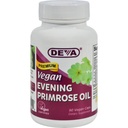 Deva Vegan Wieczór Primrose Oil - Nierafinowany - Cold Pressed - Gluten Free - 90 Kapsułki Wegan (Opakowanie 2)
