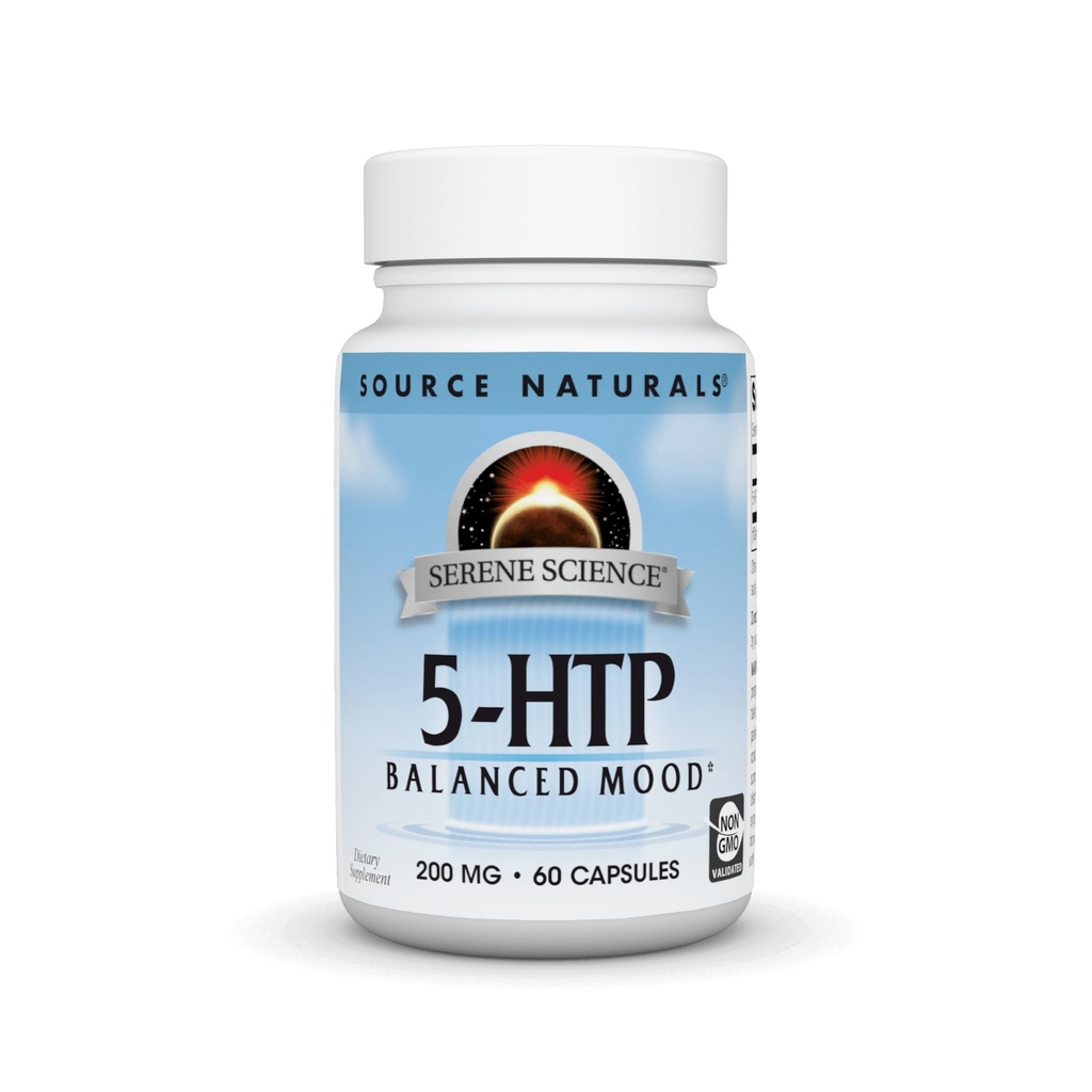 Źródło Naturals Serene Science 5- HTP 200 mg - 60 kapsułek