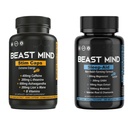 Day & Night Energy With Sleep Assistance Bundle 124; 400mg Caetine Assistance 124; 600mg Ashwagandha Assistant 124; 200mg Lions Mane Assistance 124; Zwiększona energia & Focus & Mood Sen Assistance with GABA, Valerian Root, Rumianek, Melatonina, Magnez