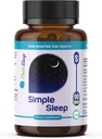 Supplement Supplement Supplement Natural Relaxation, Formuła Magnezu Glycinate, Valerian Extract, GABA, Melatonina, Kwiat Pasji, Lemon Balm & Promowanie Spokój i poprawić jakość snu 90 Kapsułki