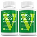 Wegańska cała żywność multiwitamina dla mężczyzn, Metylowana multiwitamina dla mężczyzn i kobiet, Organiczne owoce i warzywa suplement, Herb & Mieszanka grzybów, Omegas roślin, Wszystkie naturalne, Non-GMO, 180 Hr