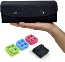 VOFOON Travel Pill Organizer 4 razy dziennie, Cotygodniowe Pill Box 4X a Day Medicine Organizer Pill Case for Vitamin Medicine Fish Oils Supplements