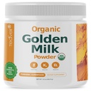 Organiczny złoty proszek mleczny z witamin D3 & K2, kurkumina, imbir, kurkumina, cynamon, KSM66 Ashwagandha, Bazylia Święta i naturalne prebiotyki - pyszne niesłodzone Turmeric Latte- 30 Słupki