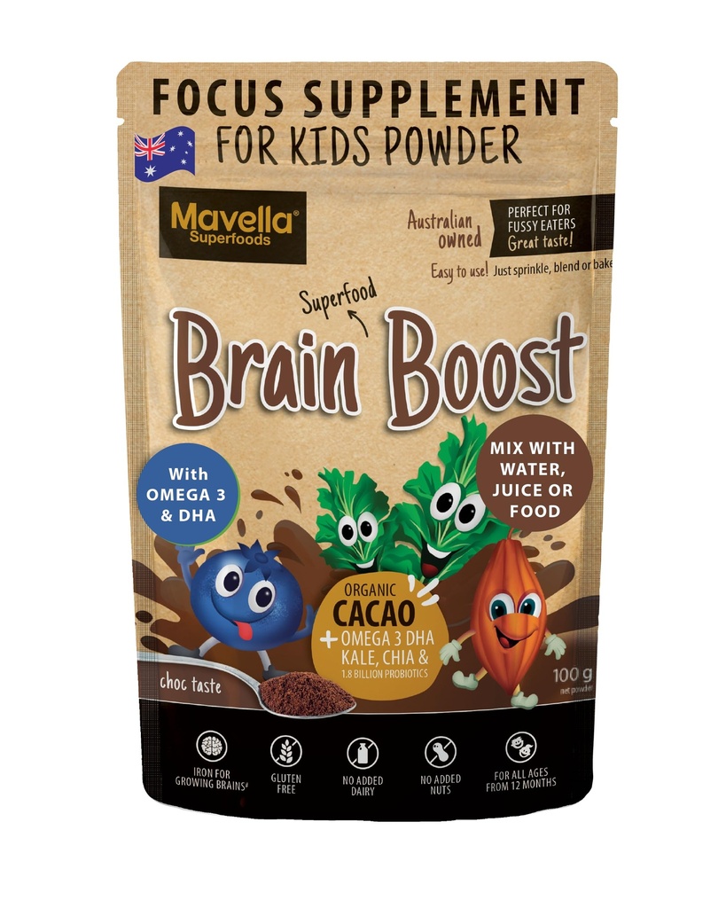 Supplement for Kids Brain Boost - Omega- DHA Flaxseed Natural Focus & Applement Supplement for Kids with Attention Challenge Support Kids Focus Vitamin 3.52oz (100g)