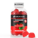 Jednowodzian Gummie - 3g Podawanie, Cukier wolny, 90 Hrabia, Non-GMO, Zaprojektowany dla mężczyzn i kobiet, Gluten wolny, Nie Bloating - Wegan, Halal, Kosher. (90 Jednostki, Truskawka)