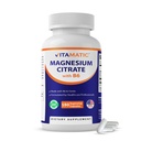 Vitamatic Magnezu Citrate 500mg per Serving - 180 Kapsułki wegetariańskie (Zapewnia 150 mg Magnezu Elemental) - Dodano B6 dla maksymalnej absorpcji - Wspiera mięśnie, Joint i Heart Health *