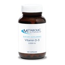 Metaboliczne Utrzymanie Witamina D-3 2000 j. m. - Superior Absorption D3 z Witaminą C - Kość, immunologia, nastroj + Kardioviral Supplement Supplement, No Fillers (120 kapsułki)