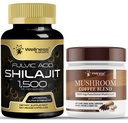 WELLNESS LABSRX Shilajit Pure Himalayan Kapsułki 15,000mg - Mushroom Coffee Blend