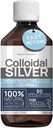 Colloidal Silver Liquid 8 fl oz 10 PPM - Bioactive Hydrosol Silver Water - Naturalne wsparcie immunologiczne Nano Sol Supplement Solution - Jakość minerałów jonowych - Organic Structured Silver