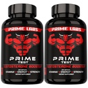 Prime Labs Testosteron Supplement for Men (2- Pack) - Stamina, Endurance, Energy, & Siła - Men 's Testosteron Booster & Workout Supplement - 120 Caplets