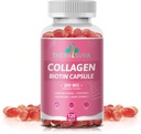 Multi Collagen Complex 200MG + Biotin 3000MCG + Witamina C 50MG - promuje zdrowe włosy, piękna skóra i wsparcie paznokci! 120 kapsułek, 60 Day Supply