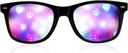 Ultimate Diffraction Glasses - 3D Rainbow Heart Effect - Wielki Edm, Koncert i Rave Akcesoria
