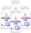 Liposomal kwas hialuronowy 1000mg, Wysoka dostępność biologiczna Kapsułki kwasu hialuronowego, Suplement diety Supplement Skin and Bones, 240 Kapsułki (opakowanie po 4)