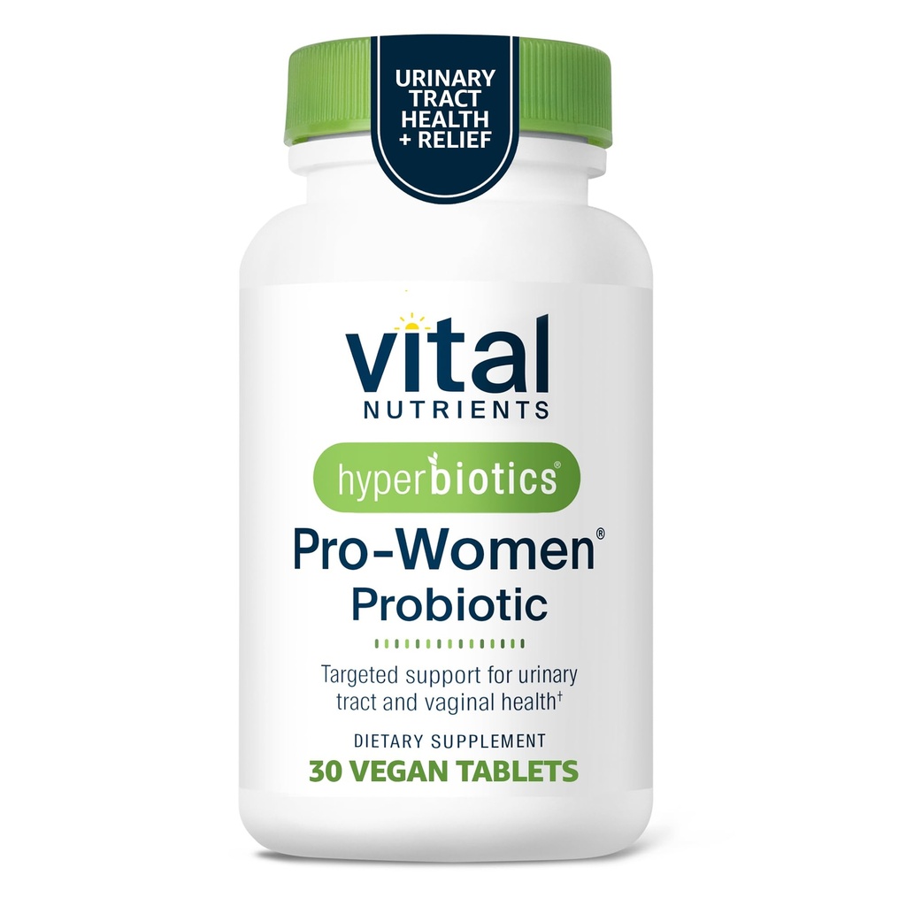 Hiperbiotyki Vital Nutrigents Pro Women Probiotyka dla kobiet 124; Probiotyki waginalne dla równowagi PH 124; Probiotyk doustny dla zdrowia waginalnego i Tract Tract Health 124; 6 Szczepy docelowe 124; 30 Tabletki wegańskie