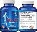 MAX FLEX UC II, Suplement Kolagenowy do Zdrowia Joint Health - Zaawansowany Suplement Wspólnego Wsparcia z Glukozaminą, Chondroitin, Joint Inflamative Relief as Turmeric - Guten Free - 60 Tablets, 2 Tablets / Day