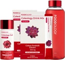 FOODOLOGY Redbottle 1- Month Burning Set / Coleology Drink Mix (2ea) & Coleology Cut (1ea) & Water Bottle (1ea)