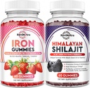 Żelazne gumki Suplement dla dorosłych i dzieci 124; Shilajit Himalayan Gummies