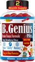 B.Genius Calming Ashwagandha Gummies dla dzieci i nastolatków 124; Spokojny sen i relaks nastrojów 124; Dzieci Gummies dla codziennej ostrości 124; Wszystkie naturalne Wegańskie Malina Flavor, Non-GMO, Trzecia-Strona Tested 124; 60 Ct
