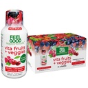 FeelGood Superfoods Vita Owoce i warzywa immunologiczne wsparcia suplementy, Flavor owoców Punch, Opakowanie 10 zastrzyków odporności, Immune System Booster Drink Made with 25 Organic owoców i warzyw