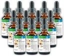 Morter Trace Minerals in Colloidal Suspension (12 Pack) Morter HealthSystem Best Process Alkaline - Nutricent Dense Trace Elements, Fulvic Minerals & Amino Acids