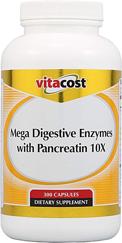 Witacost Mega Digestive Enzymy z Pancreatine 10X - 300 Kapsułki