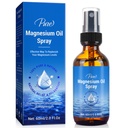 Olejek magnezowy Spray- 100% Organic Natural Magnezu Spray- Nourish Skin- Łatwy do Absorb i Butelki szklane 2 fl oz