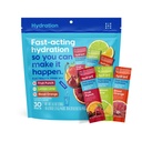 Hydrant - Hydration Powder Variety Pack, 30 Indywidualne błyskawiczne pakiety do nawilżenia elektrolitów - Mix niskocukrowy do codziennego użytku, Podróże i treningi