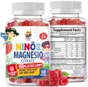 Gumiaki magnezowe dla dzieci i dorosłych - 100mg - Recime Magnezu Chews - Magnezu Citrate Chewable Supplement for Mood & Muscle Support - 30 Gumias