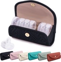 BAGSFY Cotygodniowy Pill Organizator 2 razy dziennie w Cute Fabric Pill Case, Medicine Bag, AM PM Pill Box 7 Day, Przenośne Medication Travel Case for Pills, Witaminy, Oleje rybne, Suplementy.