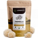 Organic Tremella Mushroom Powder Supplement 100g Budapest 124; Pure Fruiting Body 10: 1 Wysoka wytrzymałość Wyciąg z grzybów śnieżnych 124; 10% Beta- D Glukany 124; 16,600mg Surowy Równoważny na Podawanie 124; Hydracja skóry i wsparcie mózgu