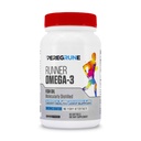 Runner Omega 3 Fish Oil - Triple Strength Nutritional Sport Supplement - Pomaga wspierać serce i zdrowie wspólne dla biegania z Omega- EPA & DHA - 1000 mg, 1 Miesiąc kapsułki dla mężczyzn i kobiet